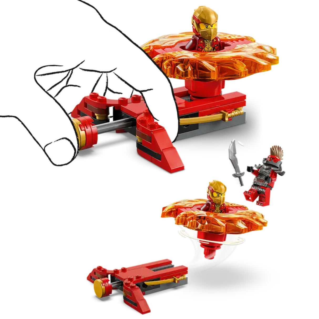 LEGO Ninjago Kai's Dragon Spinjitzu Spinner