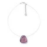 Carrie Elspeth Amethyst Glass Pendant Necklace