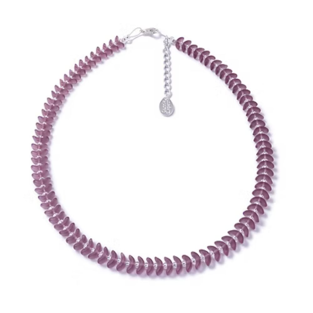Carrie Elspeth Eclipse Necklace - Lavender