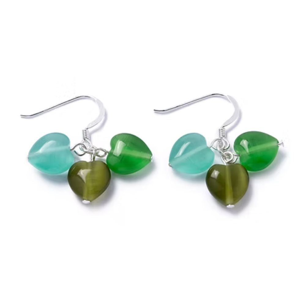 Carrie Elspeth Forest Heart Earrings
