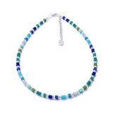 Carrie Elspeth Marine Confetti Beaded Necklace - Trio Full