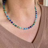 Carrie Elspeth Marine Confetti Beaded Necklace - Trio Full