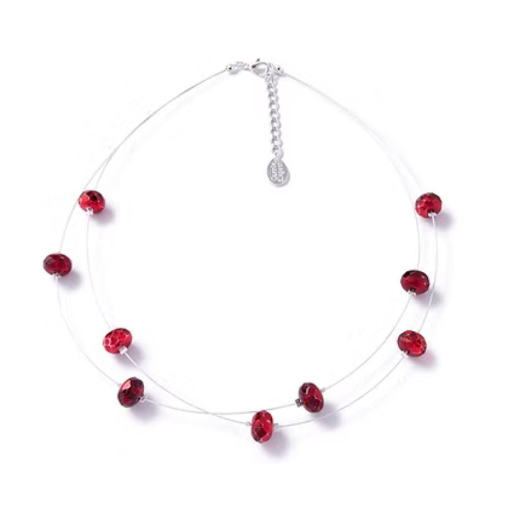 Carrie Elspeth Shimmer Necklace - Ruby