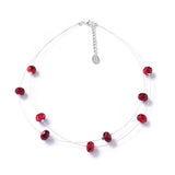 Carrie Elspeth Shimmer Necklace - Ruby