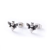 Carrie Elspeth Silver Bumble Bee Earring Studs