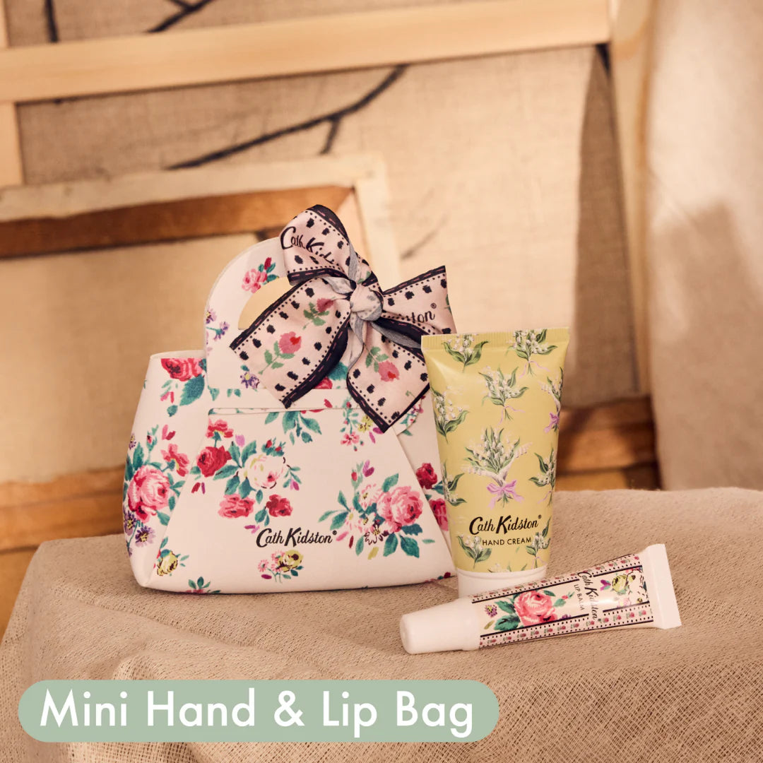 Cath Kidston Wild Flowers Wild Women Mini Hand & Lip Bag Gift Set - FG4351