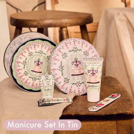 Cath Kidston Wild Flowers Wild Women Manicure Tin Gift Set - FG4353