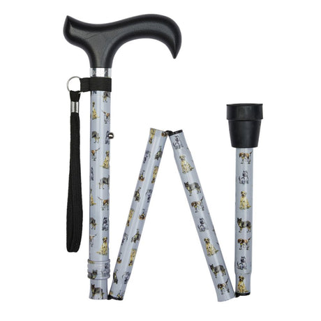 Charles Buyers Dogs Folding Walking Stick