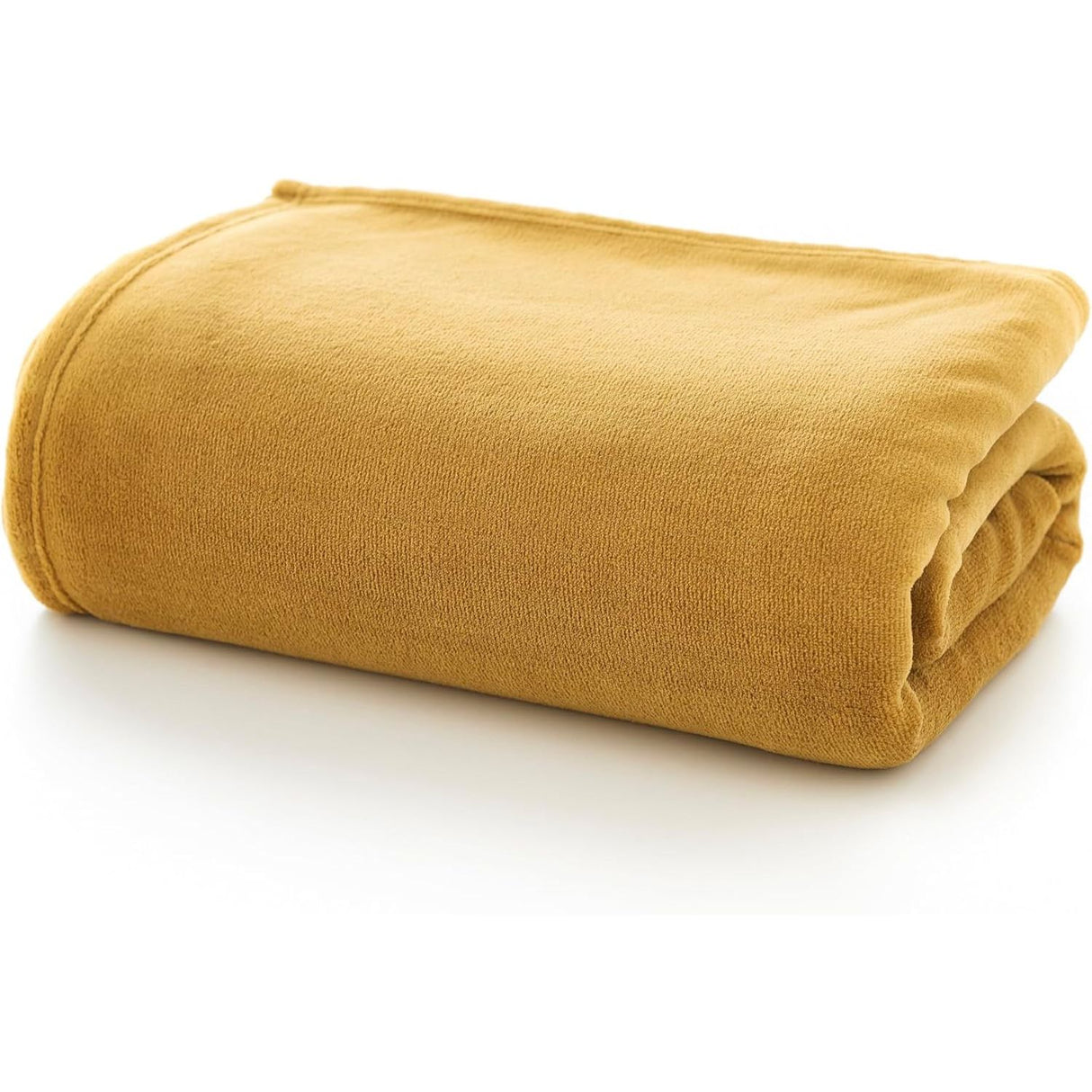 Deyongs 180 x 250cm Snuggle Touch Supersoft Throw - Ochre Yellow