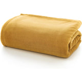 Deyongs 180 x 250cm Snuggle Touch Supersoft Throw - Ochre Yellow