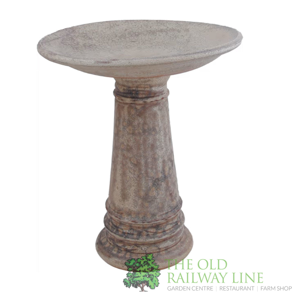 Woodlodge 60cm White Tahiti Bird Bath