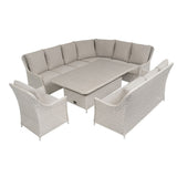 Woodlodge Oatmeal/Pearl Antigua Grand Mod Corner Furniture Set