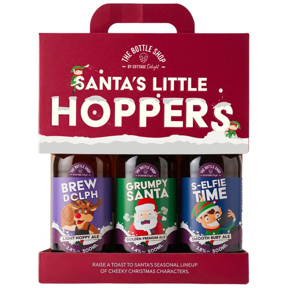 Cottage Delight 'Santa's Little Hopper's' Ale Gift Set