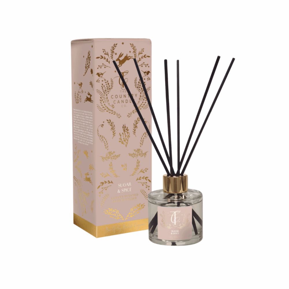 Country Candle Sugar & Spice Reed Diffuser - 100ml
