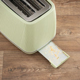 Daewoo Cascade 2 Slice Toaster - Sage Green
