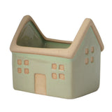 Decoris 10.8cm Stoneware Matte House (Choice of 3)