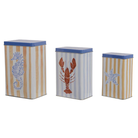 Decoris 14.4cm Starfish Storage Tin