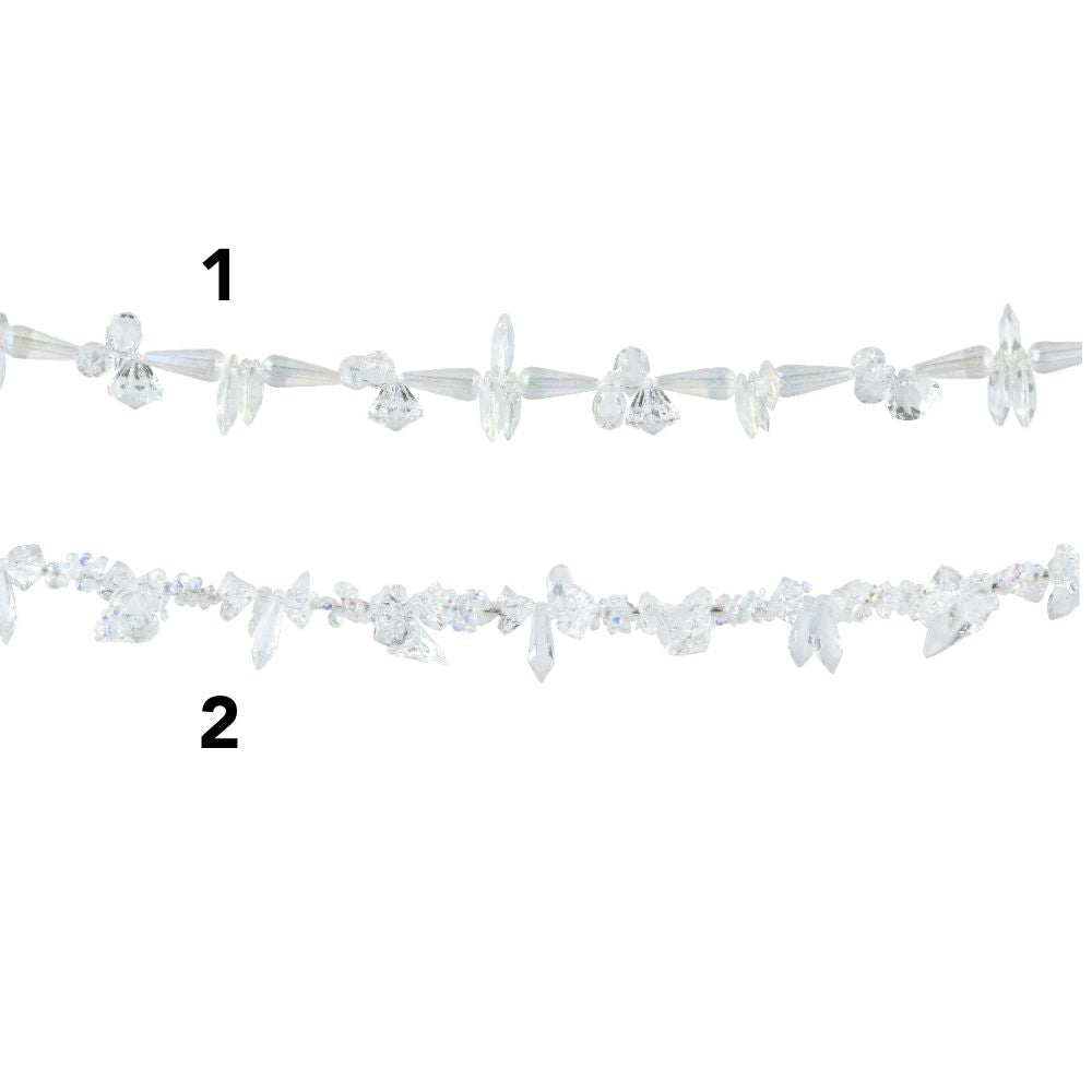 Decoris 150cm Acrylic Crystal Garland - (Choice of 2)