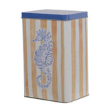 Decoris 18.5cm Seahorse Storage Tin