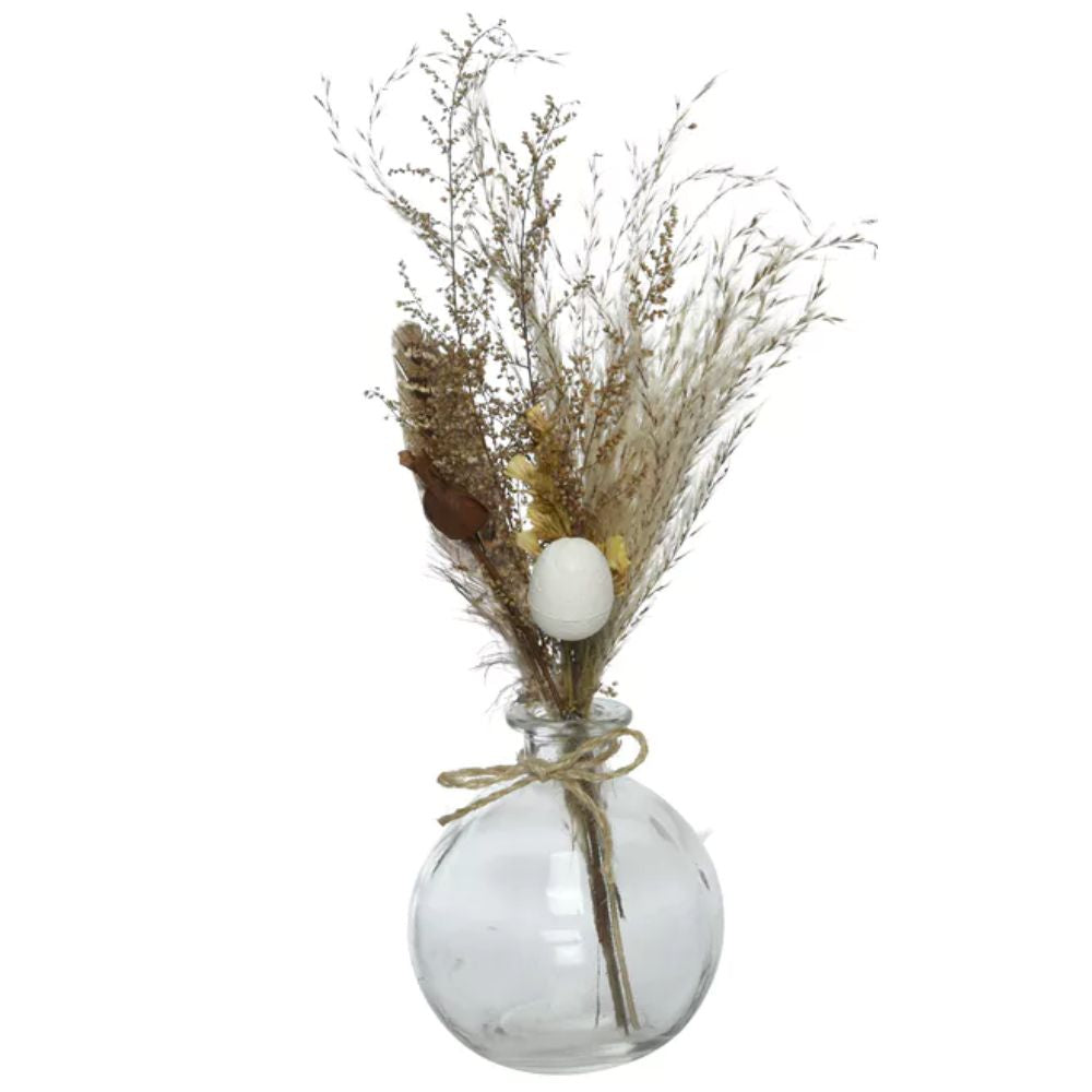 Decoris 22cm Artifical Dried Flower Vase (Choice of 3)