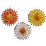Decoris 25cm Rope Hanging Paper Flower Decorations (Choice of 3)