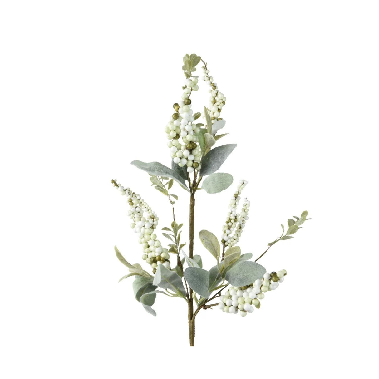 Decoris 60cm Glitter Foam Berry Spray