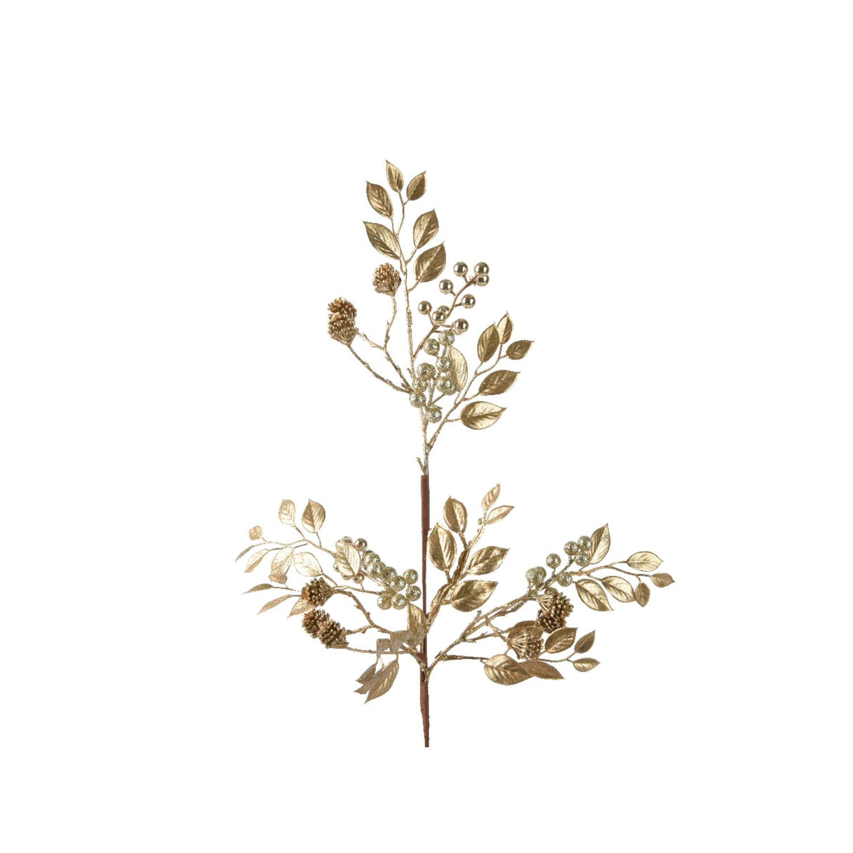 Decoris 68cm Gold Berry Stem