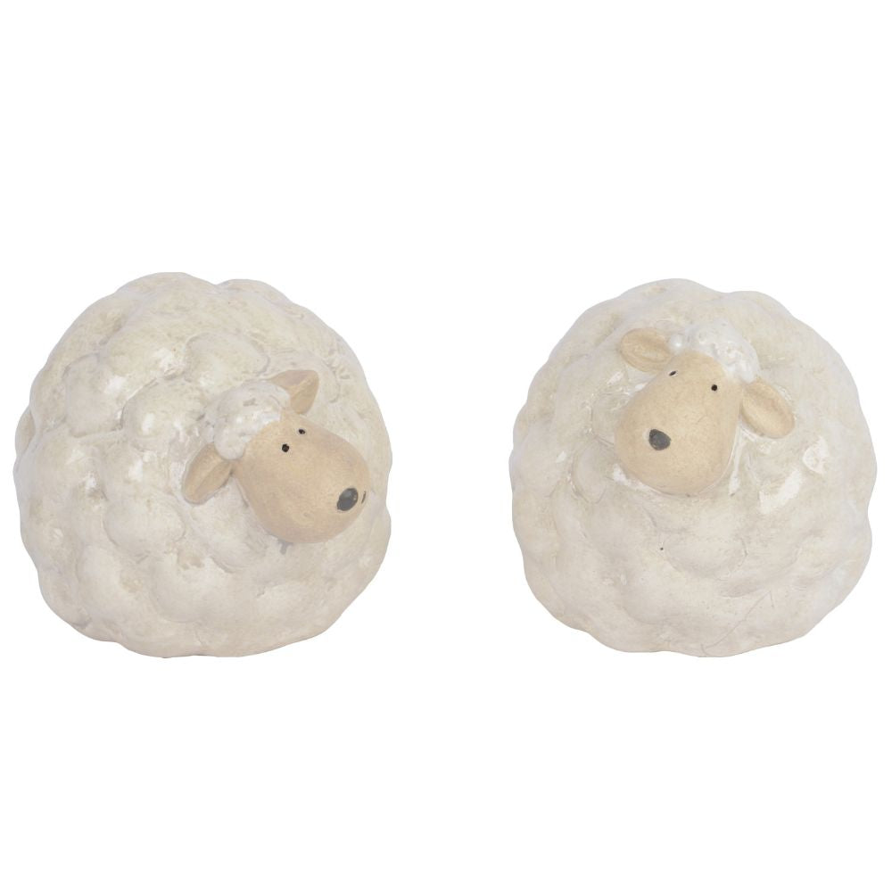 Decoris 9cm Terracotta Sheep (Choice of 2)