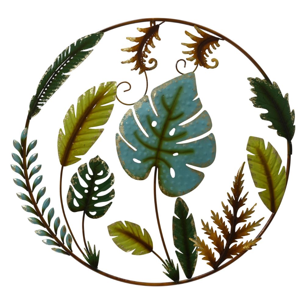 Decoris Iron Leaf  Indoor/Outdoor Wall Art