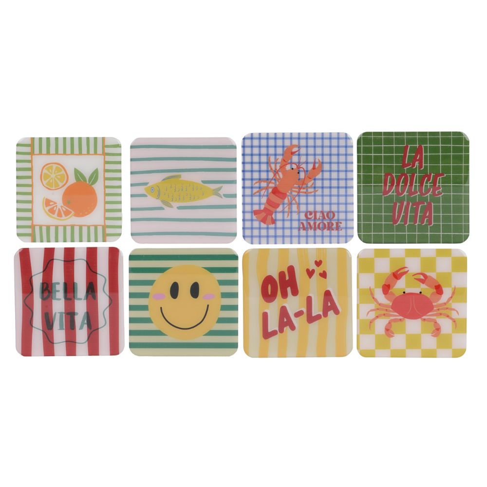 Decoris MDF Square Coaster (Choice of 8)