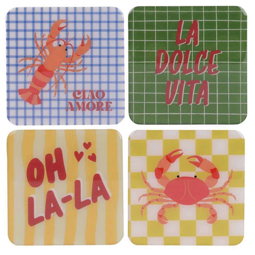 Decoris MDF Square Coaster (Choice of 8)