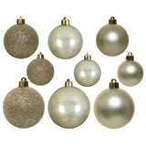 Decoris Pack of 30 Pearl Assorted Shatterproof Baubles
