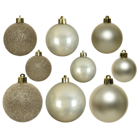 Decoris Pack of 30 Pearl Assorted Shatterproof Baubles
