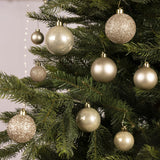 Decoris Pearl Assorted Shatterproof Baubles (Pack Of 30)