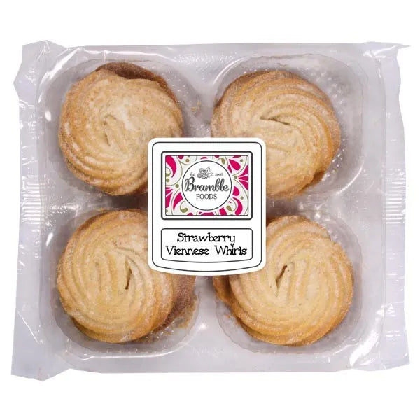 Bramble Foods Strawberry Viennese Whirls