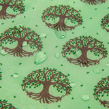 Eco Chic Lightweight Foldable Lunch Bag New Tree of Life - Green
