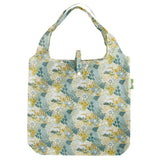 Eco Chic Lightweight Foldable Reusable Shopping Bag Mixed Flowers - Blue