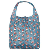 Eco Chic Lightweight Foldable Reusable Shopping Bag Robins - Teal