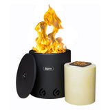 Eco Fuego El Campo Fire Pit - Matte Black