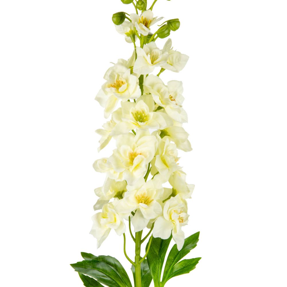 Eleganza Artificial Delphinium Stem - Ivory