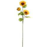 Eleganza Artificial Sunflower Spray with 3 Heads- Small