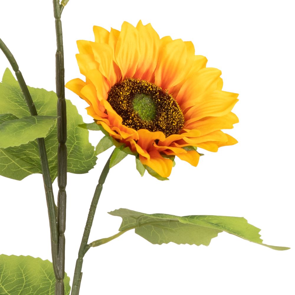 Eleganza Artificial Sunflower Spray with 3 Heads- Small