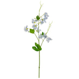 Eleganza Artificial Sweet Pea Spray- Light Blue