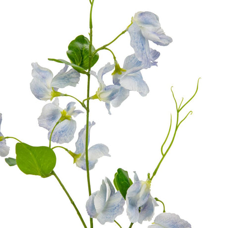 Eleganza Artificial Sweet Pea Spray- Light Blue