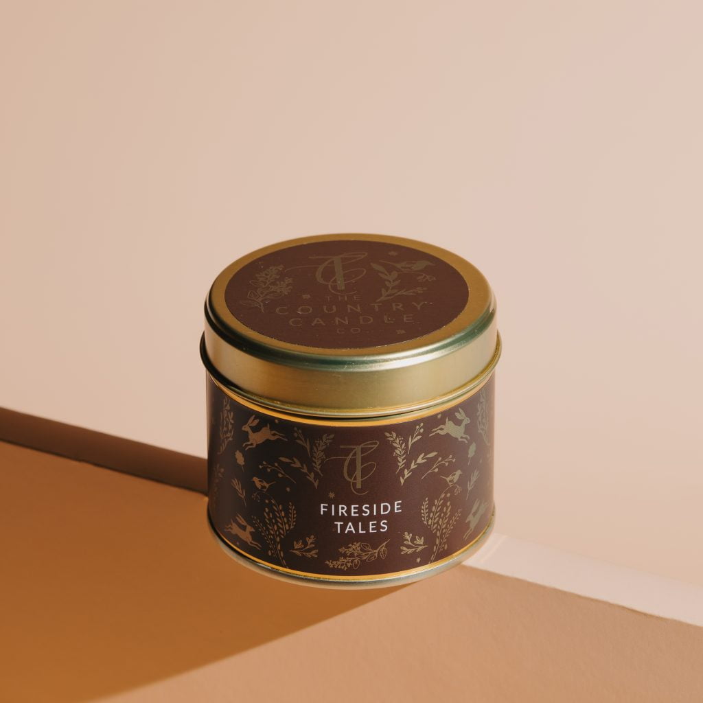The Country Candle Co 180g Enchanted Woodland Fireside Tales Tin Candle