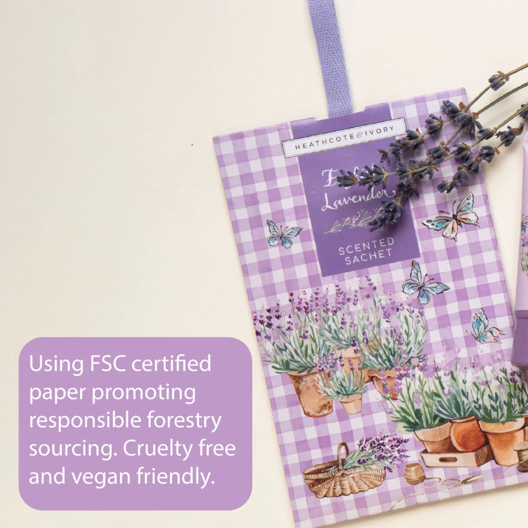 Heathcote & Ivory English Lavender Scented Sachet - FG6743