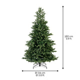 Everlands 1.8m (6ft) Geneva Fir Artificial Christmas Tree - 684301