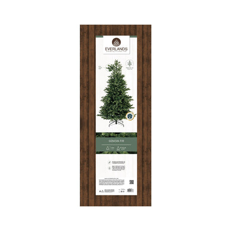 Everlands 1.8m (6ft) Geneva Fir Artificial Christmas Tree - 684301