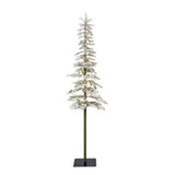 Everlands 1.8m (6ft) Snowy Alpine Fir Pre-Lit Christmas Tree