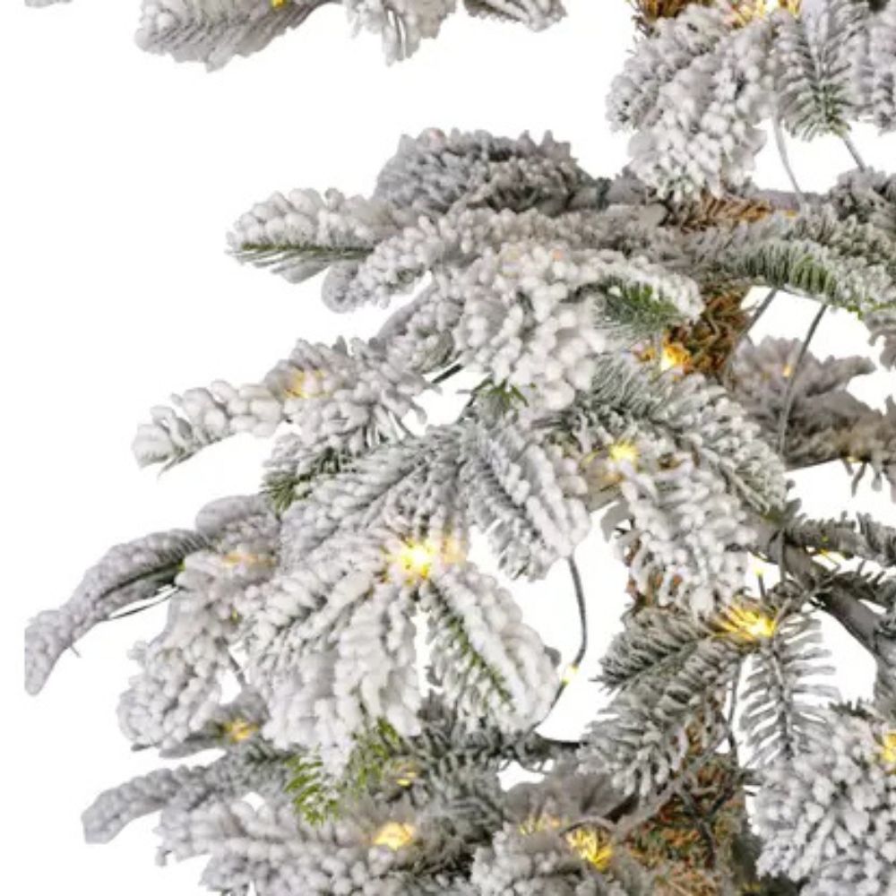 Everlands 1.8m (6ft) Snowy Alpine Fir Pre-Lit Christmas Tree